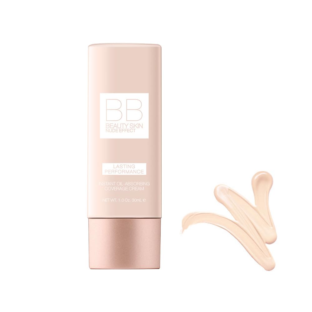 BB Color-Correcting Tinted Serum – Lightweight Buildable Coverage Facial Serum for Flawless Skin, Enhanced with Korean Skin Care Formula for Natural Radiance (21 Fair skin)