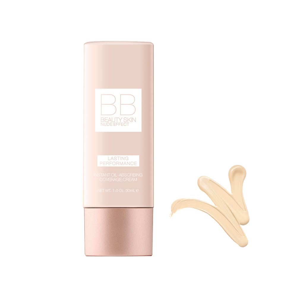 BB Color-Correcting Tinted Serum – Lightweight Buildable Coverage Facial Serum for Flawless Skin, Enhanced with Korean Skin Care Formula for Natural Radiance (21 Fair skin)