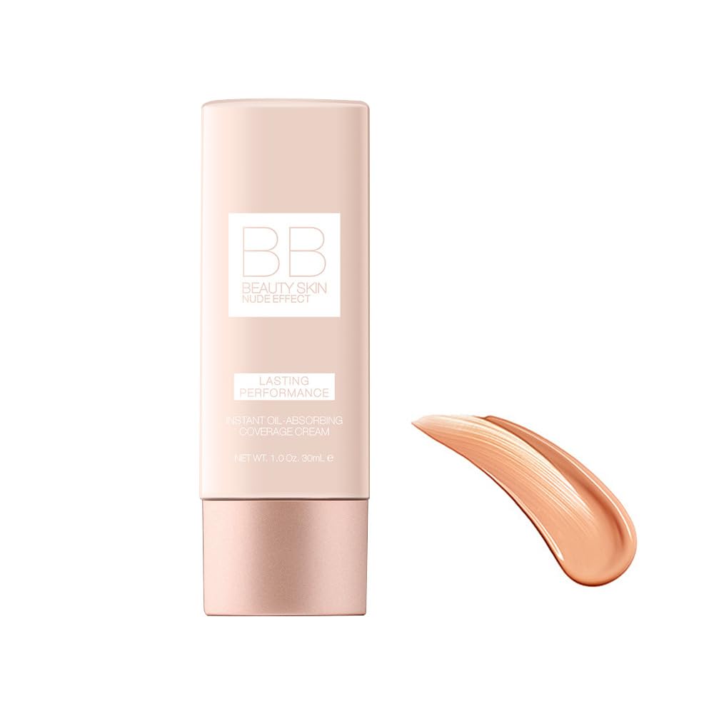 BB Color-Correcting Tinted Serum – Lightweight Buildable Coverage Facial Serum for Flawless Skin, Enhanced with Korean Skin Care Formula for Natural Radiance (21 Fair skin)