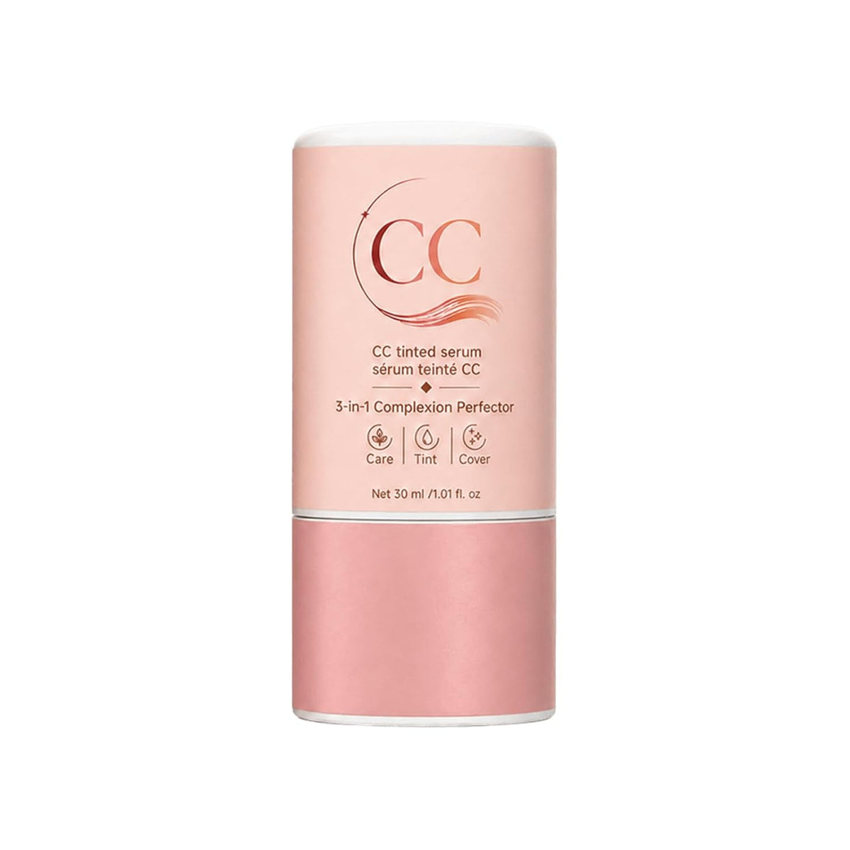 CC Color Correcting Tinted Serum, 3-in-1 Complexion Perfector, 1PC | Hydrating CC Color Corrector Tinted Moisturizer for All Skin Types. Breathable Formula for Seamless Daily Coverage.