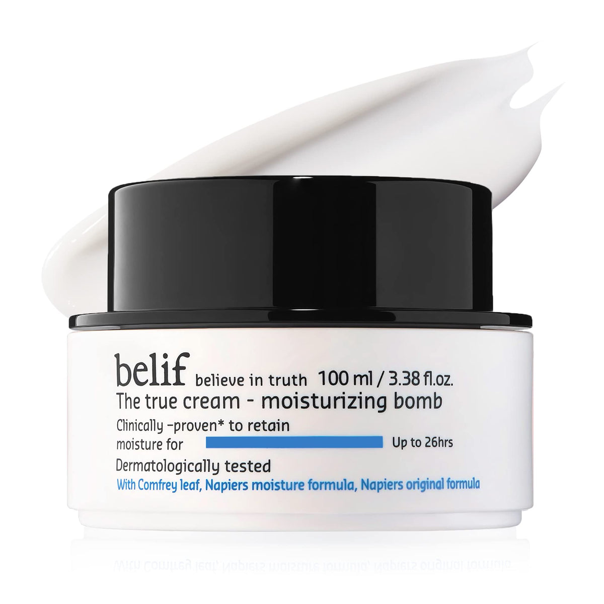 belif Moisturizing Bomb – Daily Ceramide Moisturizer, 3.3 fl oz (100ml)