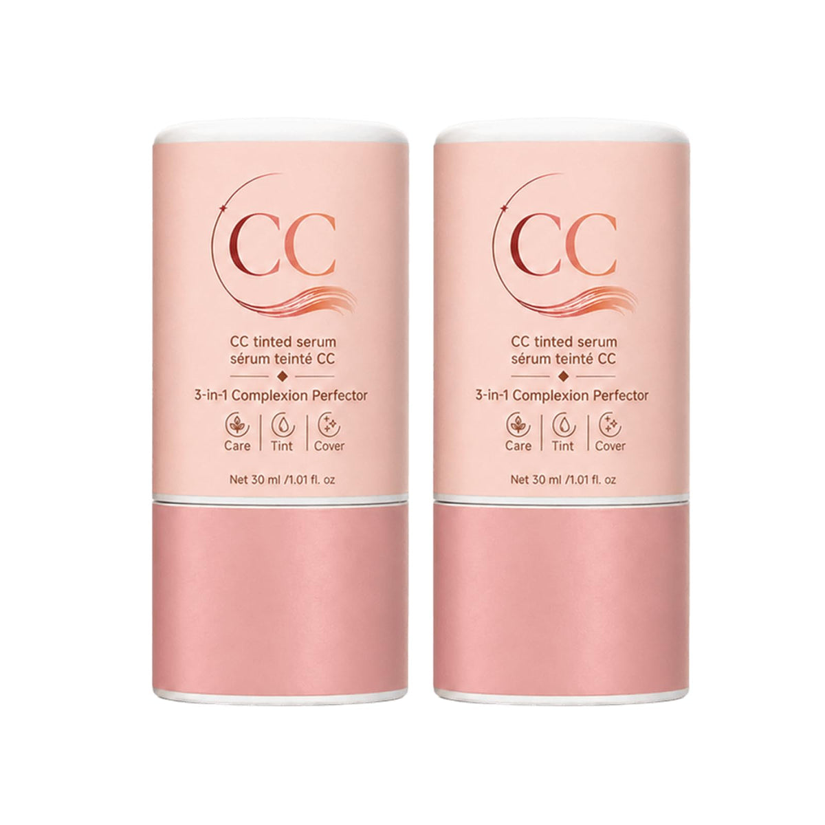 CC Color Correcting Tinted Serum, 3-in-1 Complexion Perfector, 1PC | Hydrating CC Color Corrector Tinted Moisturizer for All Skin Types. Breathable Formula for Seamless Daily Coverage.