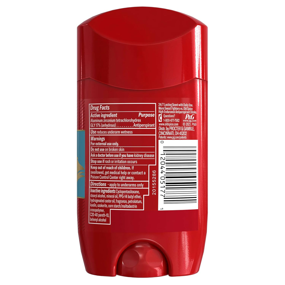 Old Spice Antiperspirant Deodorant for Men, 24/7 Sweat & Odor Protection, 24/7 Lasting Freshness, Invisible Solid, Champion with Fresh Air Scent, 2.6 oz (Pack of 6)