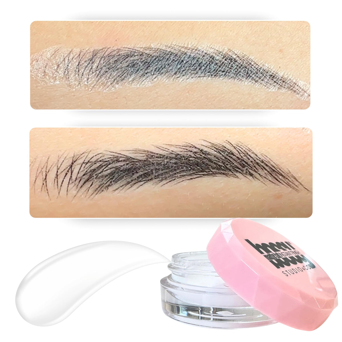 10 Pack Temporary Eyebrow Tattoos Waterproof Eyebrow Stickers, False Tattoos Hair Like Peel Off Instant Transfer Brows For Women And Men | Natural Strokes, Shaping (curved, brown)