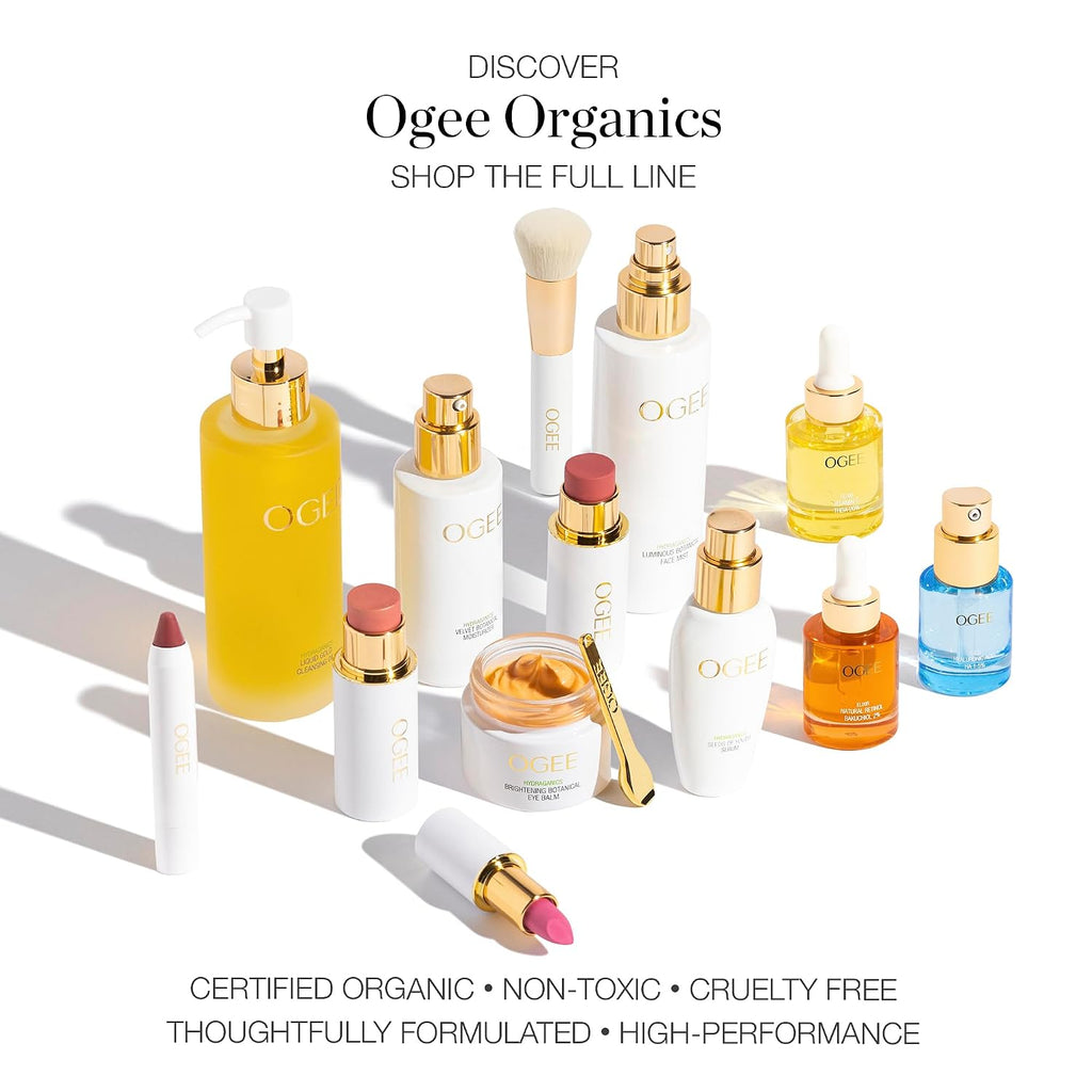 Ogee Volumizing Mascara & Face Stick Trio Virtual Bundle - Organic Black Mascara with Contour Makeup Collection