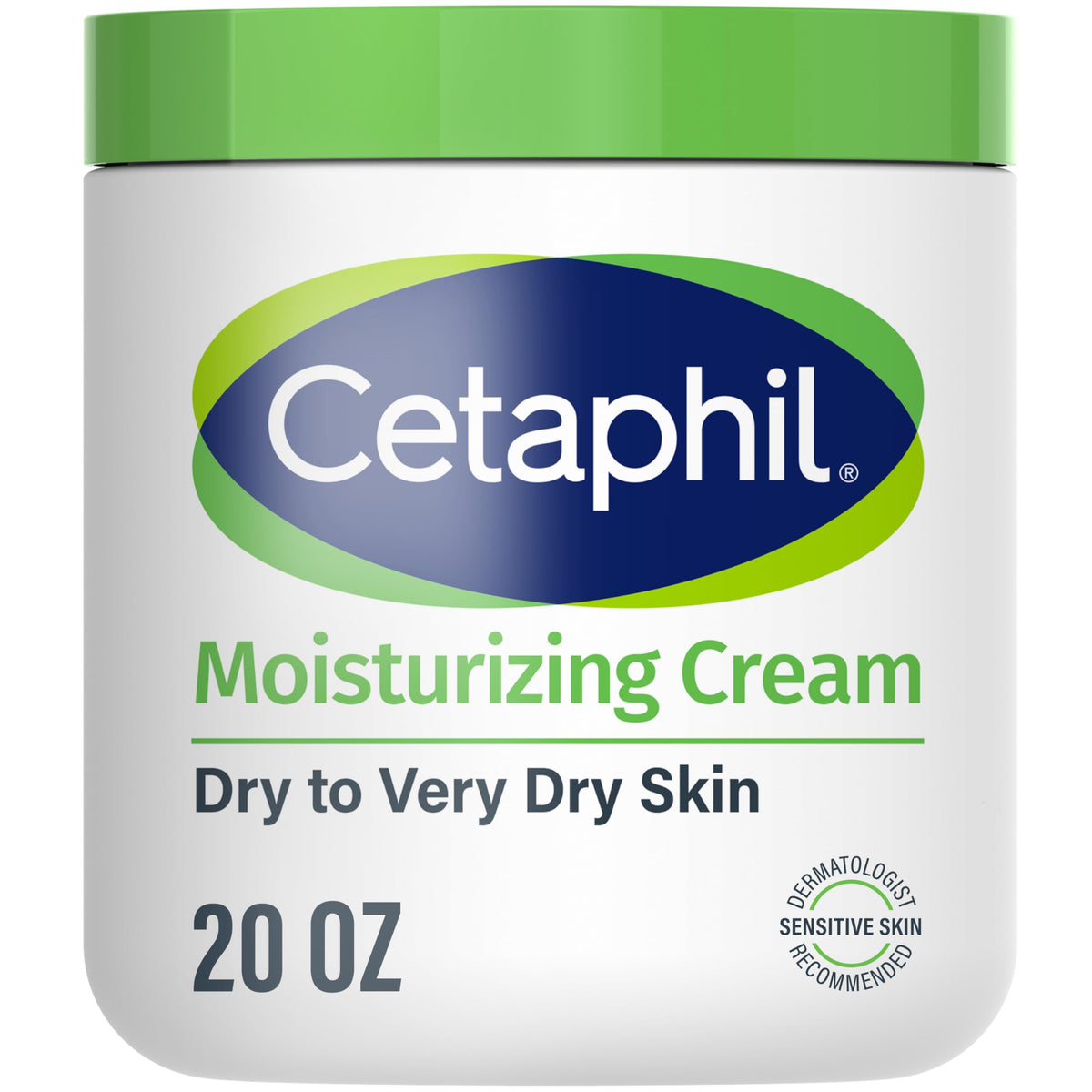 Cetaphil Moisturizing Cream, Sensitive, Dry Skin, Fragrance Free, 1oz, 12ct