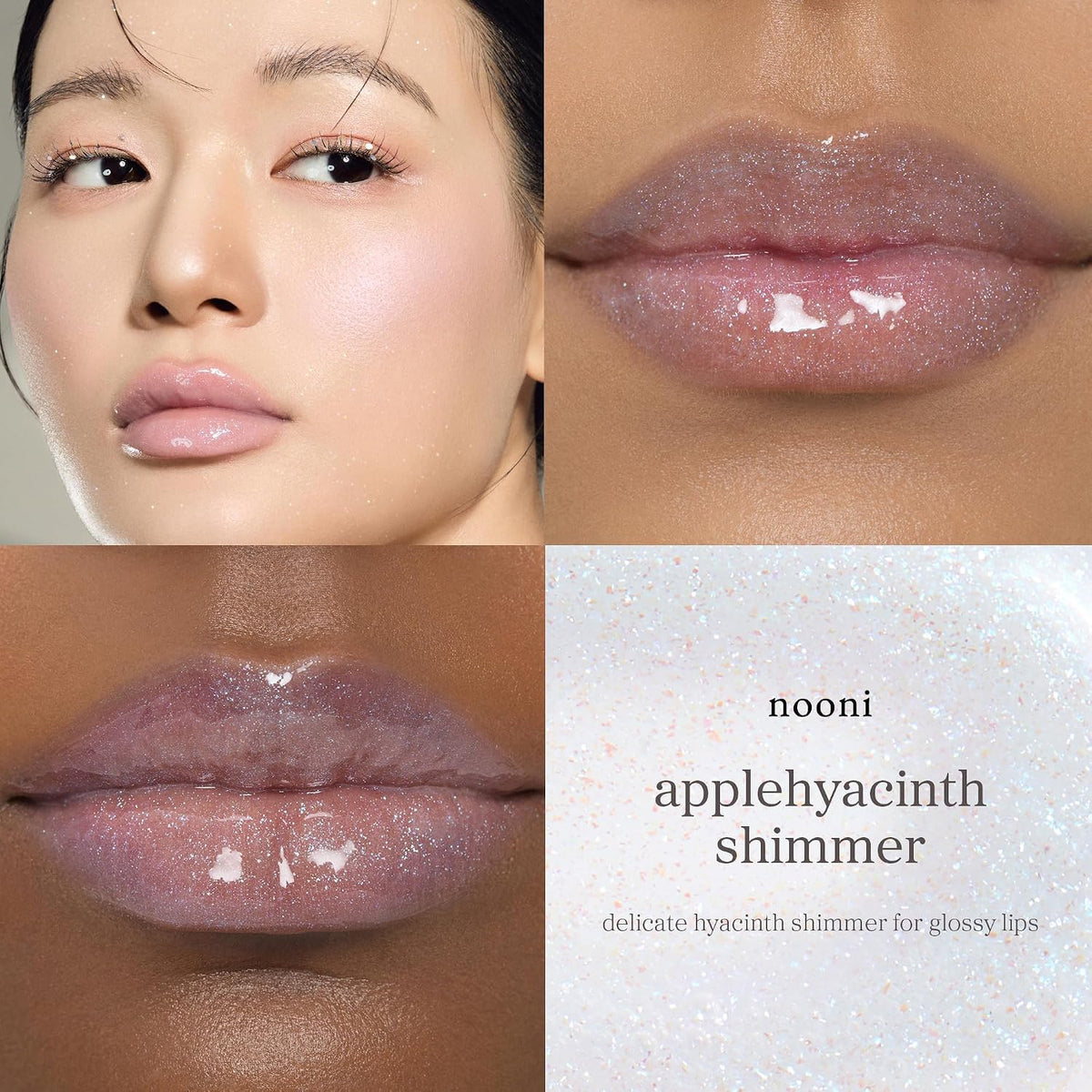 NOONI Lip Oil Set 5EA - 2026 Holiday Limited Tinted Plumping Lip Gloss